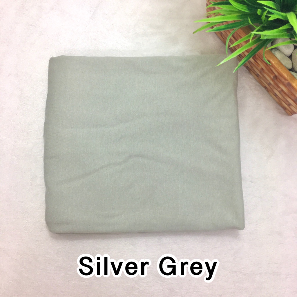 Lingerie Katun Vivienne Baju Tidur Sleepwear Adem by Gerai Cantik Official Store-Silver Grey