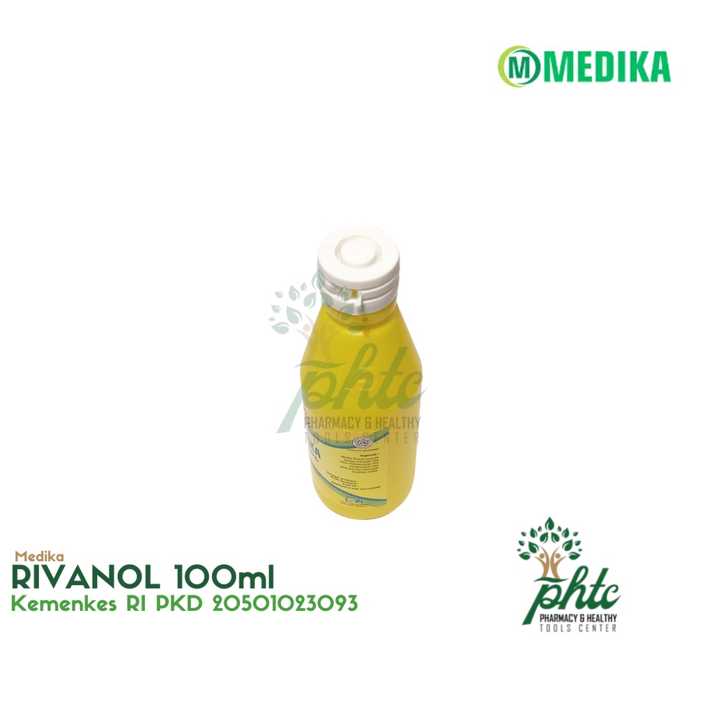 MEDIKA Rivanol 100ml l Larutan Pembersih Luka l Antiseptik 100 ml