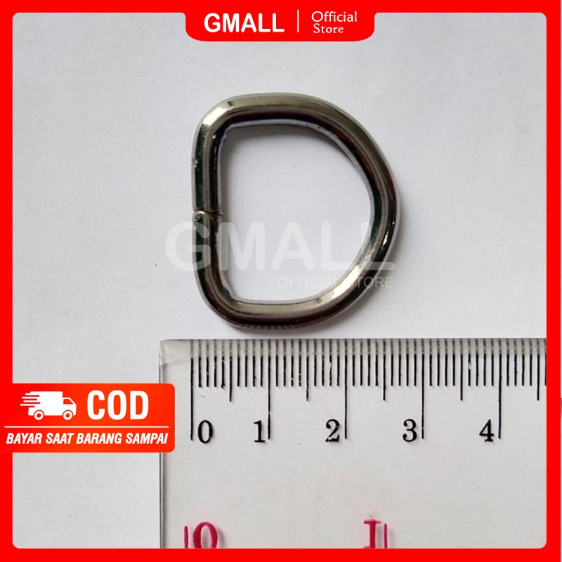 50 pcs Ring D Tas Dompet Besi Tebal Grade A Ukuran 2cm GMALL AC0021