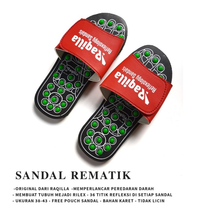 Sandal Refleksi Rematik Akupuntur Sandal Rematik Kesehatan Raqilla