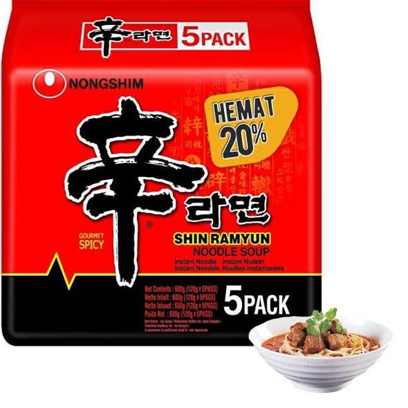 

♠ Shin Ramyun Mushroom Multipack 5X120 GR ➹
