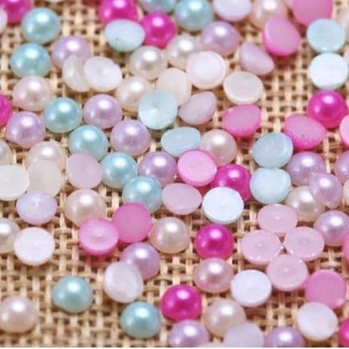 Pearl Beads FlatBack (100pcs)