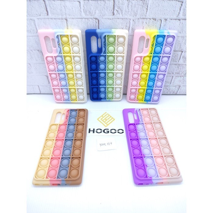 SILICONE CASE POP IT SAMSUNG NOTE 10 PLUS - CASE PENGHILANG STRESS