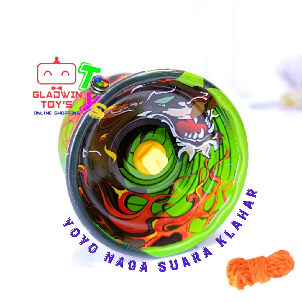 MAINAN YOYO MOTIF NAGA YO YO METAL