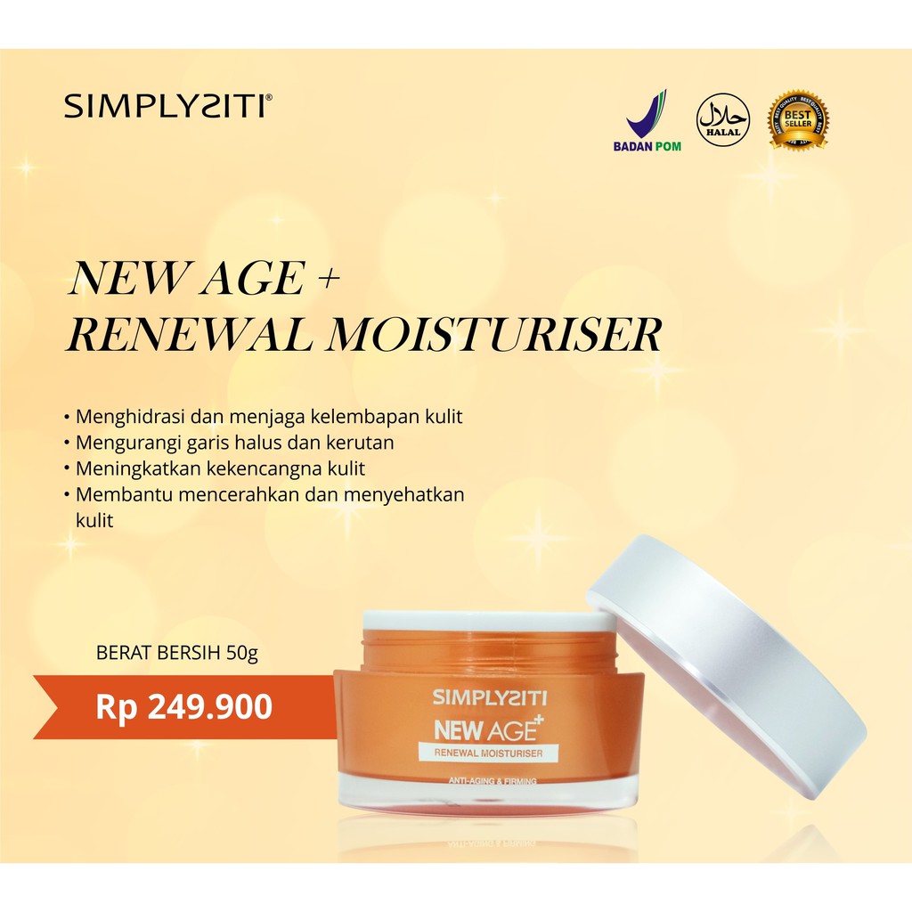 SIMPLYSITI NEW AGE+ RENEWAL MOISTURISER