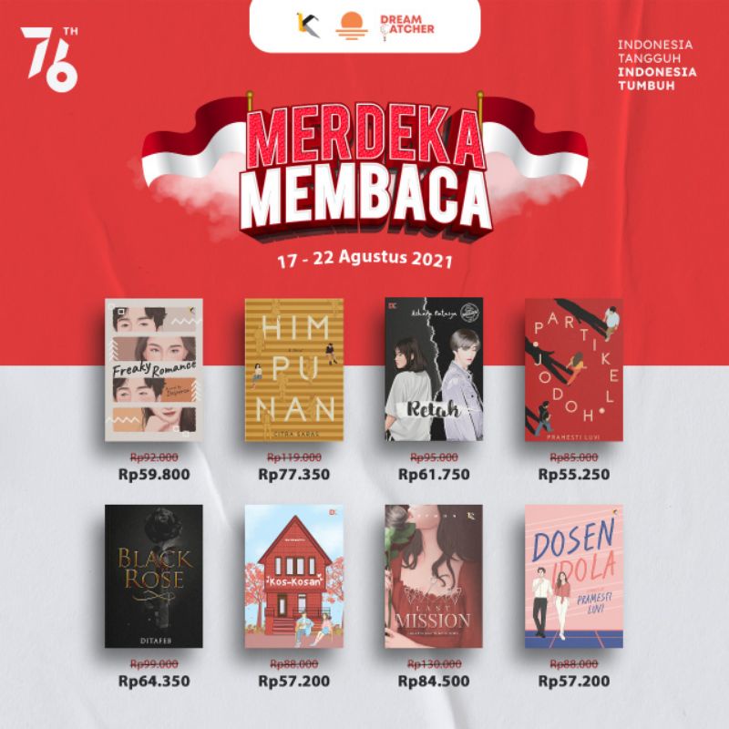 Promo merdeka membaca 100% Original