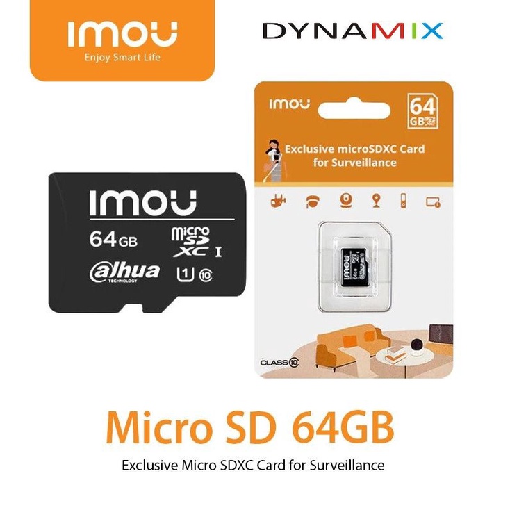 IMOU microSDXC Memory Card 64GB Class 10 | Kartu Memori microSD micro SD GARANSI RESMI