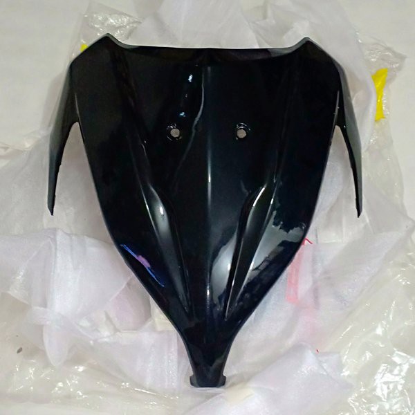 cover front top panel tameng vario 110 fi led K46  remot hitam non original