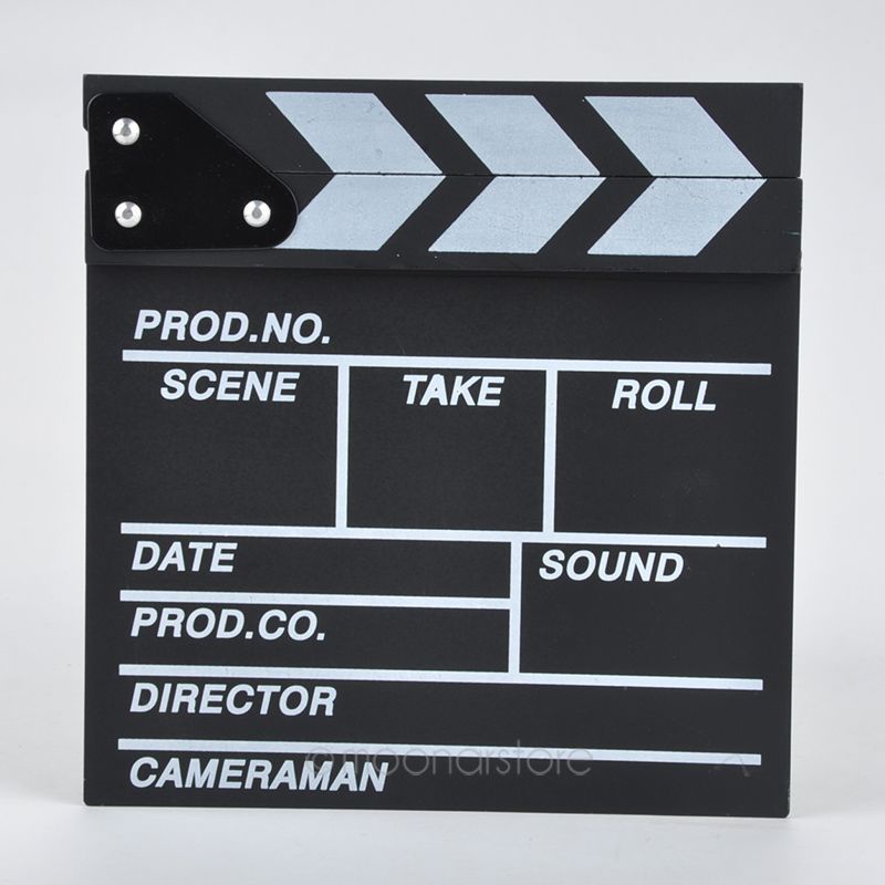 TaffSTUDIO Woopower Profesional Clapper Board Classical Movie Film