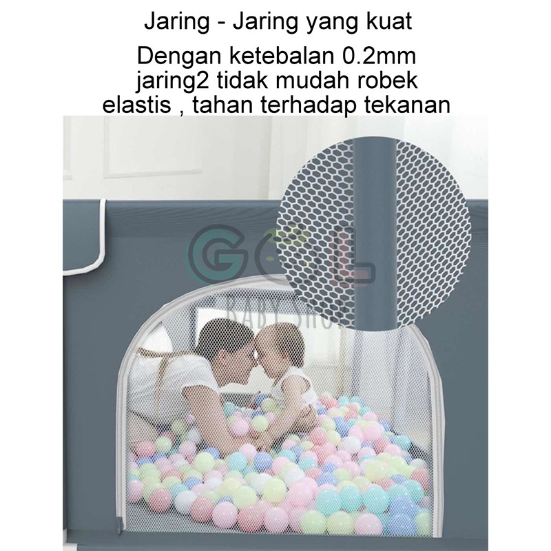 baby playpen Kolam Mandi Bola Anak keranjang mandi bola Pagar Anak Keselamatan Barrier bumper