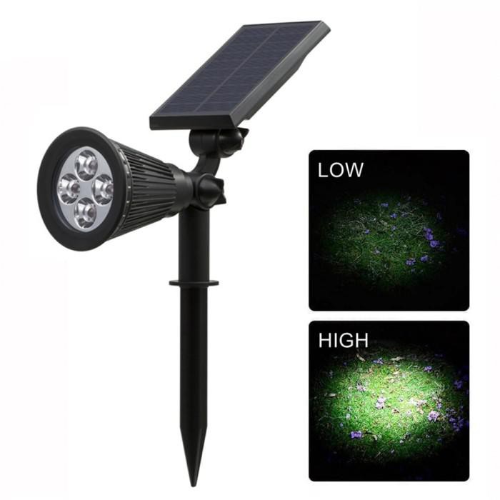 

PROMO - Hyelaer Lampu Taman Energi Solar Panel 4 LED - TS-G0102 - Black