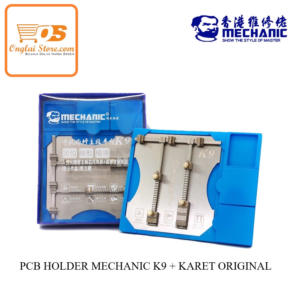 PCB HOLDER MECHANIC K9 + KARET ORIGINAL