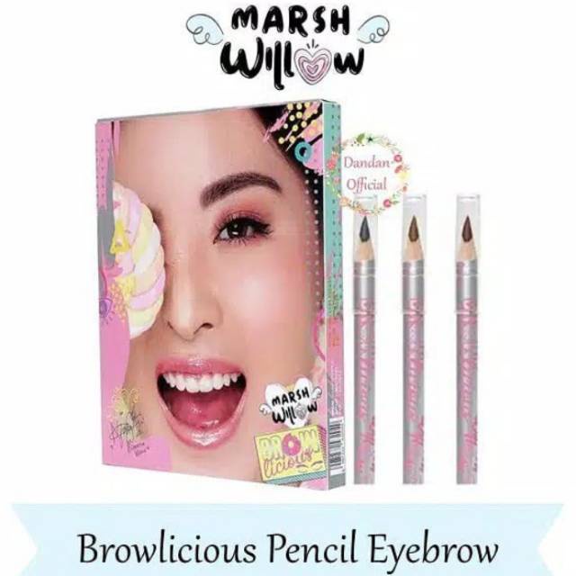 MarshWillow Brownlicious Eyebrow Pencil | Matic Eyebrow Pensil Alis by Natasha Wilona BPOM_Cerianti