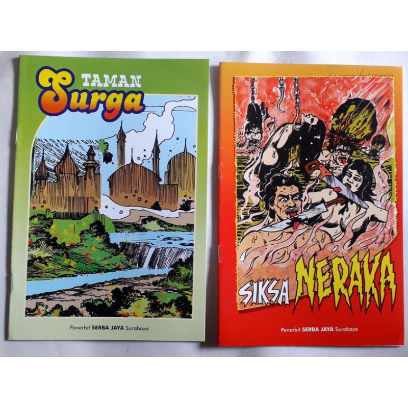 SIKSA NERAKA dan TAMAN SURGA ,cerita siksa neraka dan taman surga