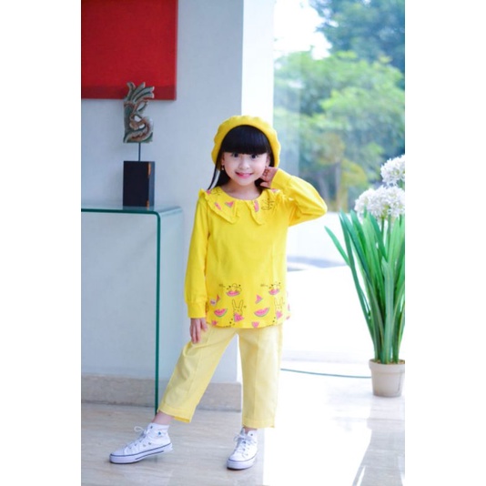 Afsheenastore Setela Anak Perempuan Lula Set By Winner / Ready Size 2T