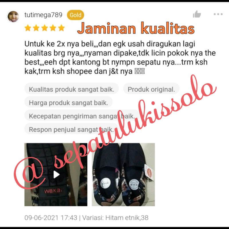 Sepatu wakai motif rajut PREMIUM grade ori [ PART 3 ]