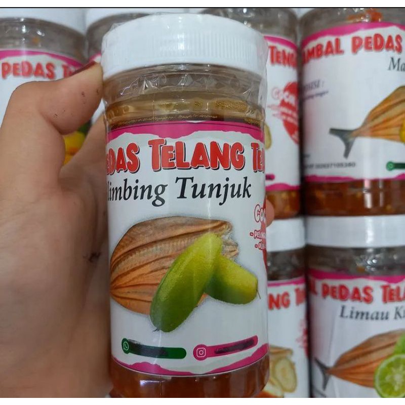 

Sambal Pedas Telang Tenggiri Belimbing Tunjuk