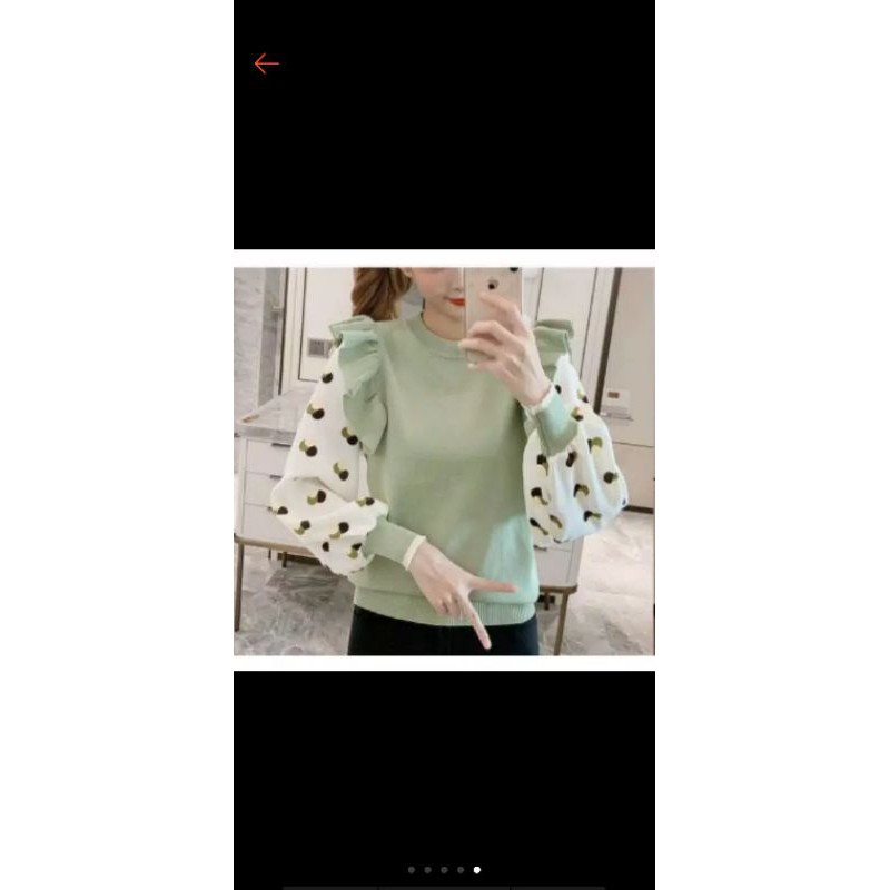 Myra Knit Blouse Impor