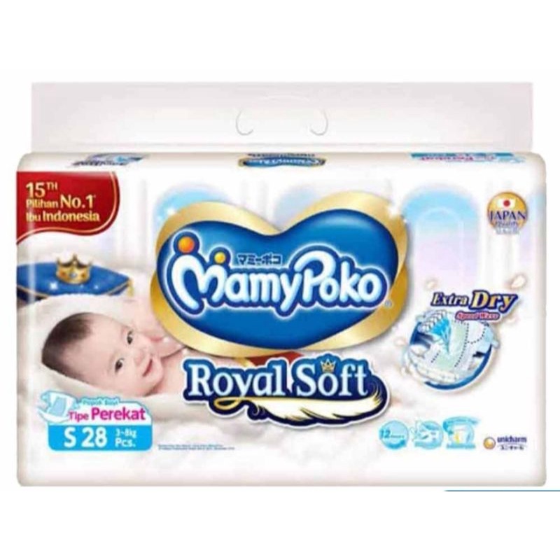 Mamypoko Royal Soft Tipe Perekat S28