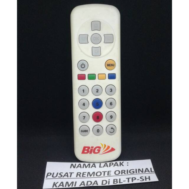 REMOTE REMOT RECEIVER PARABOLA BIG TV ORIGINAL ASLI