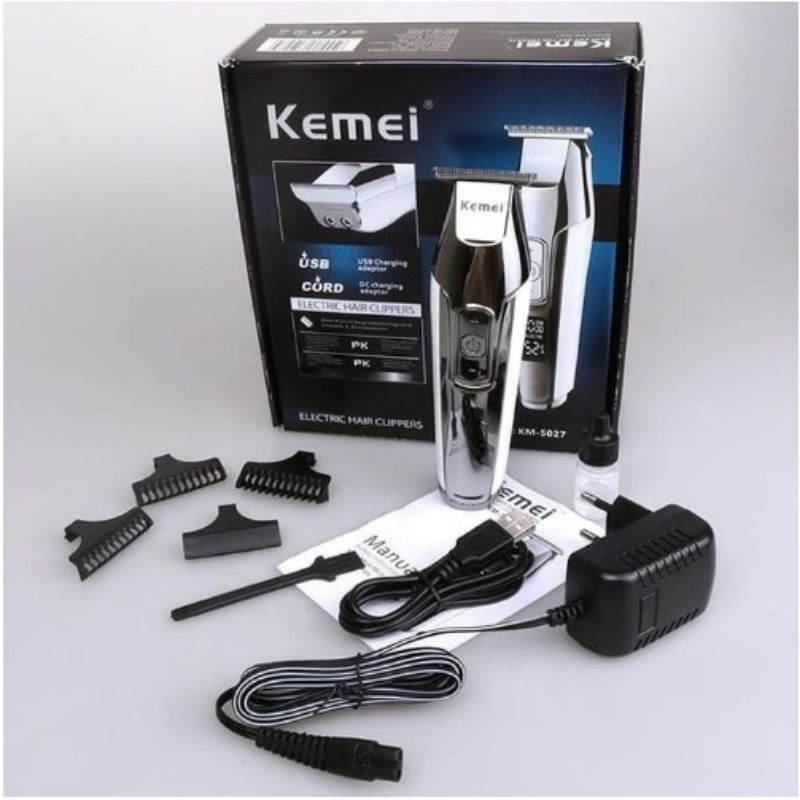 Hair Trimmer Kemei Km-5027 // Alat Cukur Charger // Cukuran Rambut