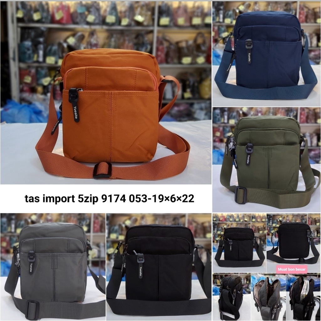 Tas import selempang pria / tas kerja pria