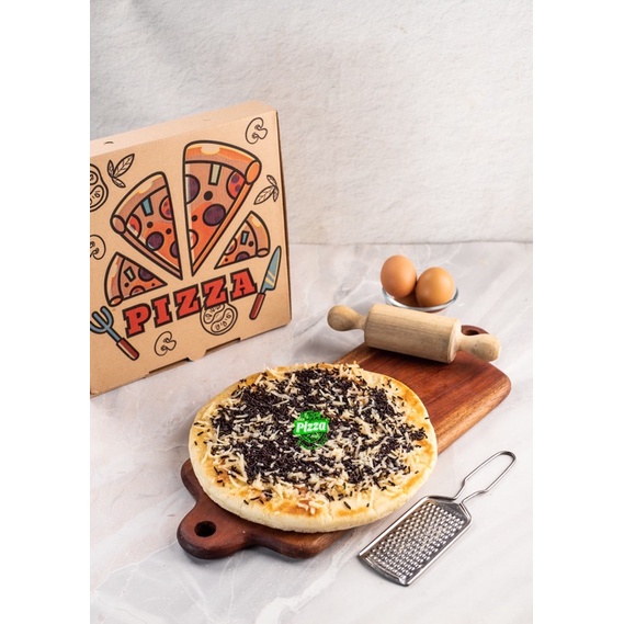 

Pizza Coklat Keju XL UK 28 / Pizza Choco Cheese / Pizza sweet / Pizza