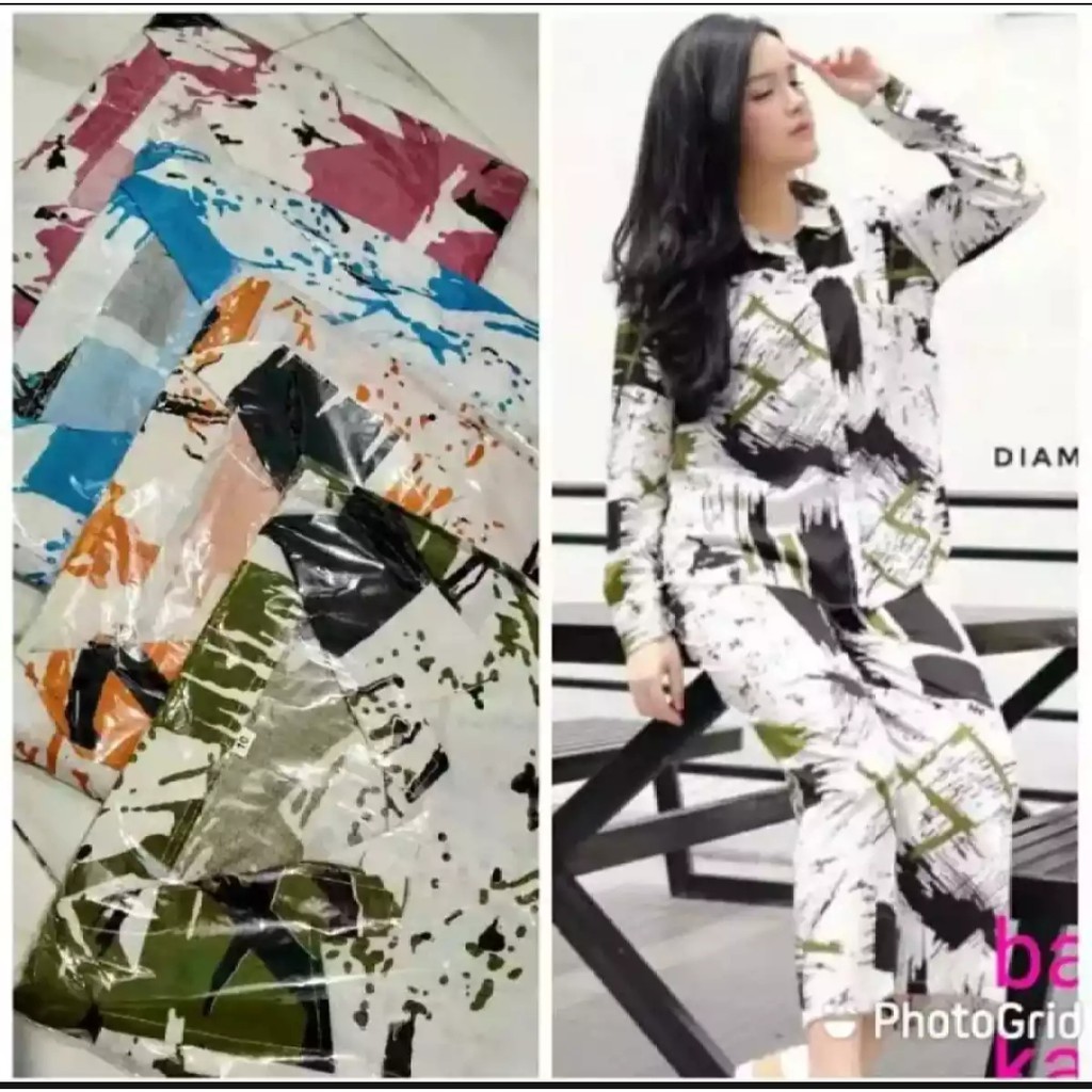 Baju Dress Setelan Stelan Set Nagita Slavina