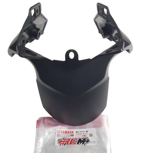 B65-F1511-00 SELEBOR SLEBOR SPAKBOR SEPAKBOR DEPAN BAGIAN BELAKANG AEROX155 AEROX 155 WARNA HITAM BLACK ORI ORIGINAL YAMAHA YGP ASLI