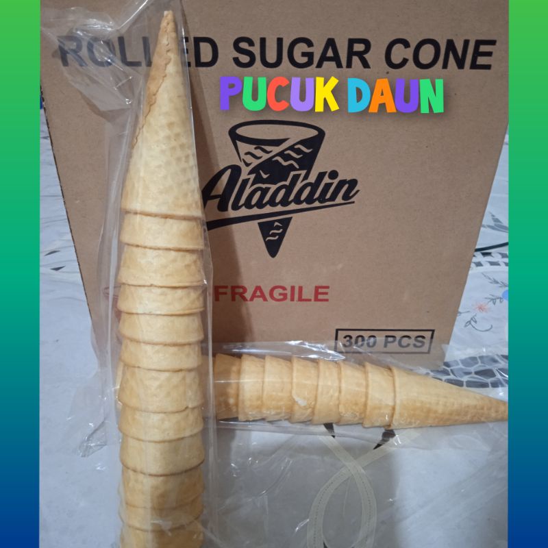 

Rolled Cup Cone / Eskrim Aladdin Repack (Rolled Sugar Cone)