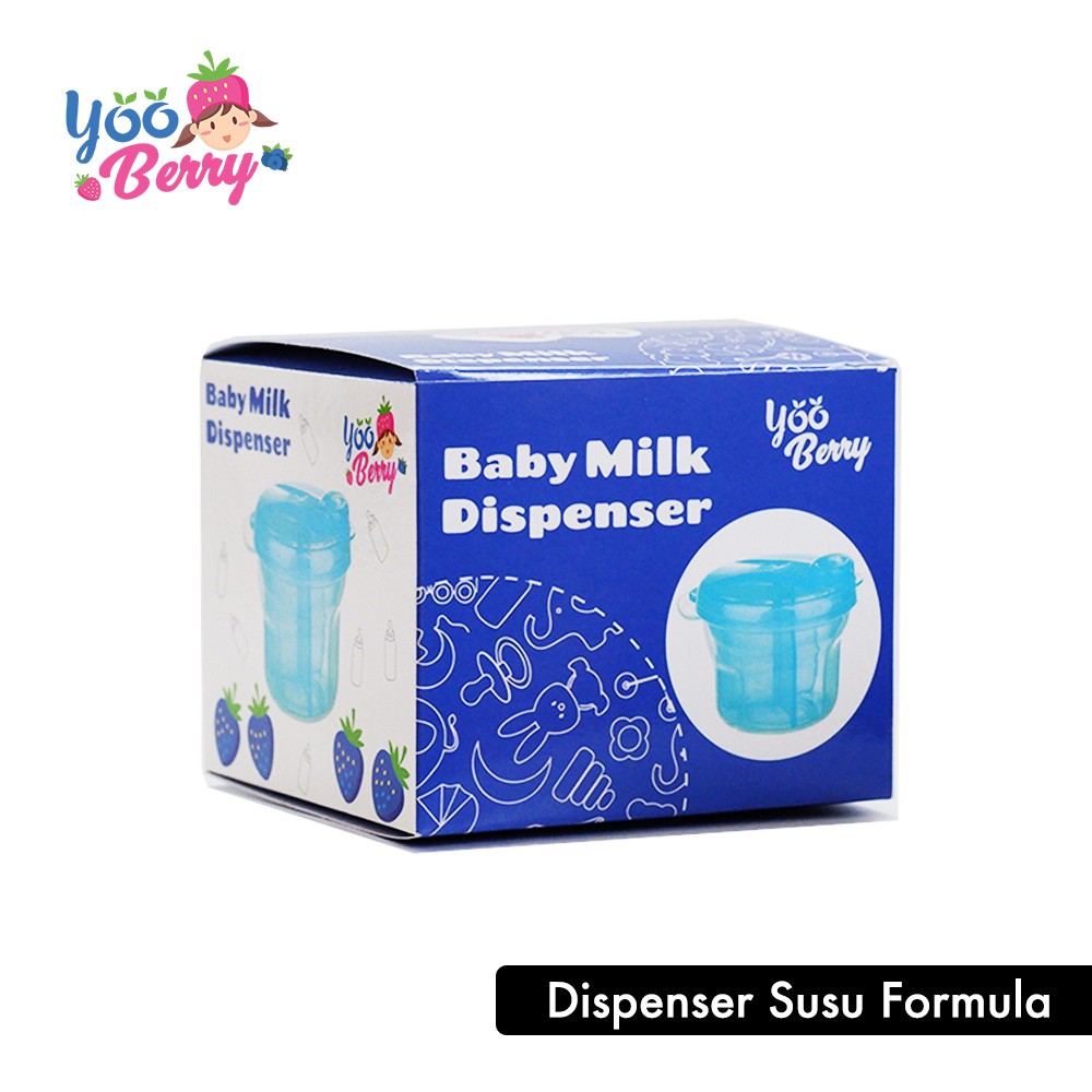 YooBerry Milk Powder Dispenser Susu Formula Bayi Tempat Kontainer Snack Susu Buah Berry Mart