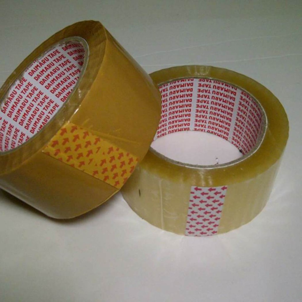 

Lakban Bening dan Coklat Tebal 2 inch Daimaru