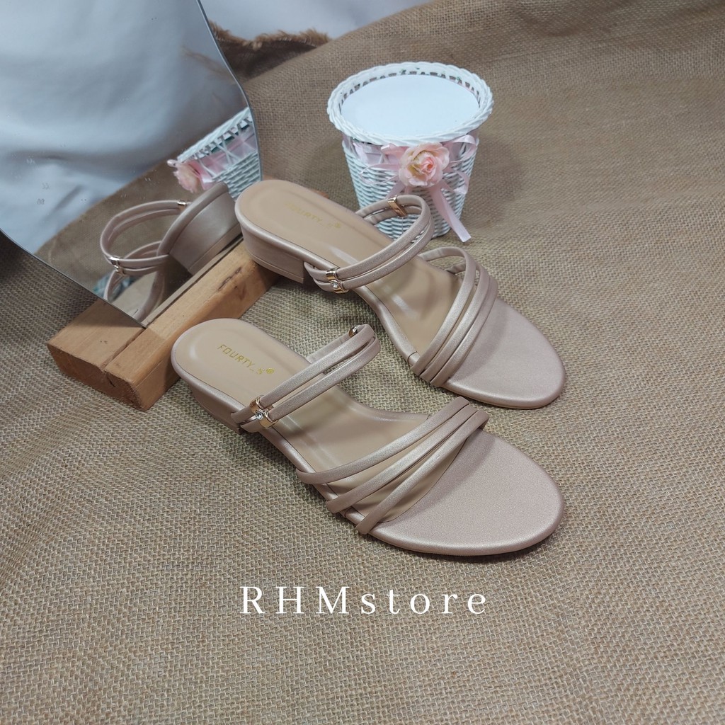 Sandal Hak Tahu 3 cm RHM K-06