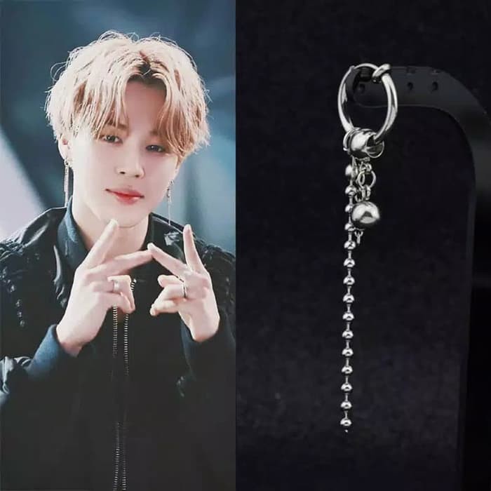 EE0451 - Anting JEPIT Tanpa Tindik Pria Wanita Kpop Korea BTS EXO NCT