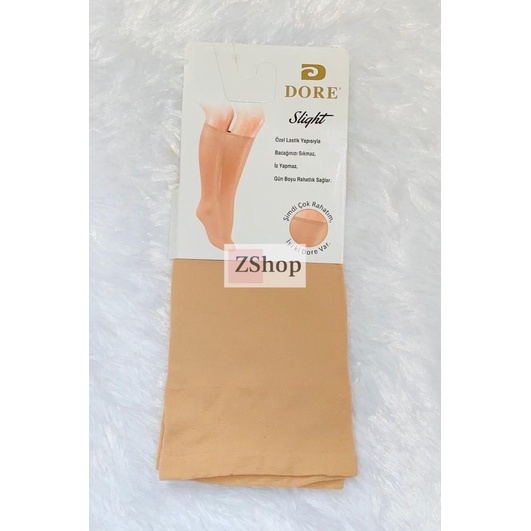 Kaos kaki stocking Dore SLIGHT besar jumbo big size Turki-Sahra/ cream