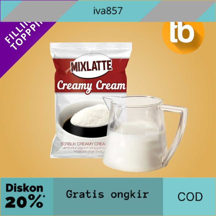 

PROMO Mixlatte Creamy Cream Instant Creamer Powder / Bubuk Krimer Instan 1kg GRATIS ONGKIR