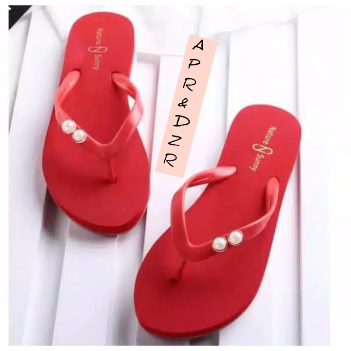 sandal jepit wanita/sandal termurah/sandal jepit tali mutiara