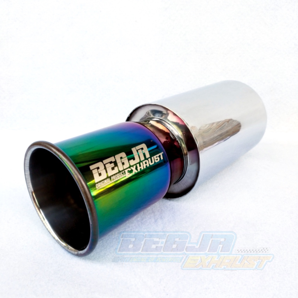 KNALPOT MOBIL RACING ORIGINAL BEGJA EXHAUST RAINBOW AVANZA XENIA YARIS AGYA AYLA SIRION KIJANG