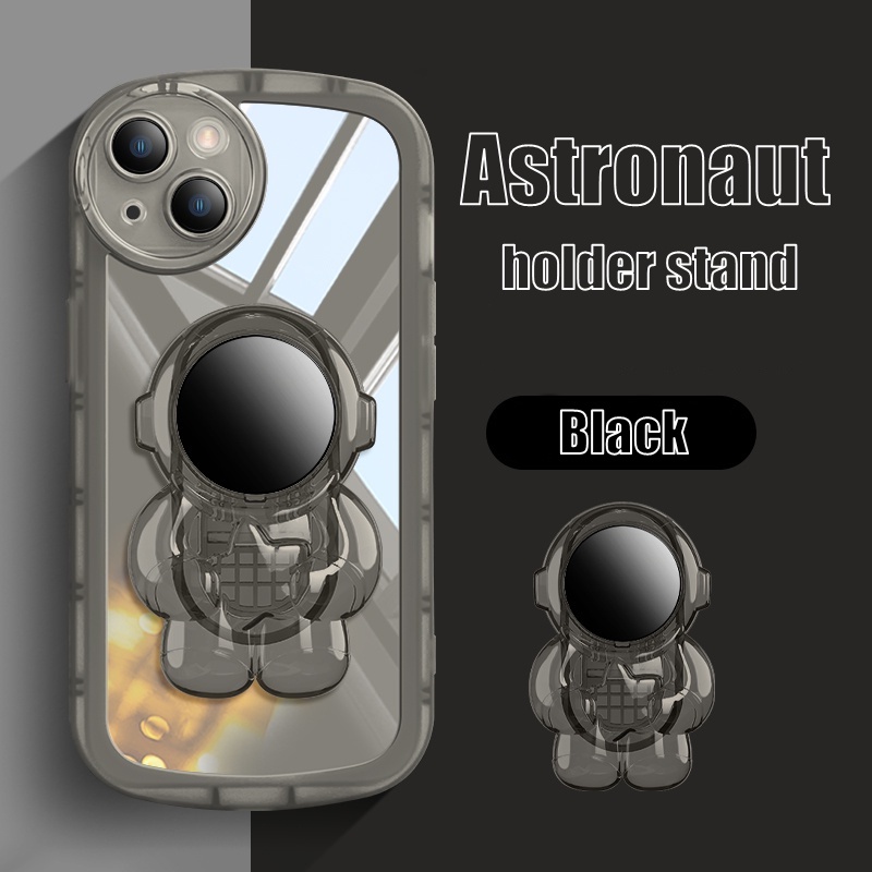 Soft Case Pelindung Lensa Desain Astronot 3D Warna Permen Untuk Iphone 6 6s Plus 7 8 Plus X XS MAX XR 11 Pro