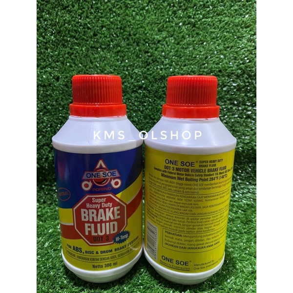 Minyak Rem Brake Fluid Dot 3 300 ml One Soe Oil Oli Pelumas Semua Motor