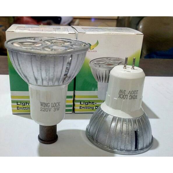 LAMPU SOROT LED HALOGEN 3 WATT LAMPU HIAS HALOGEN 3W 3 MATA MR16