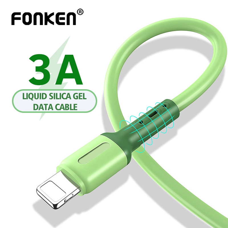 Fonken Kabel Data/Charger Micro Usb/Tipe C Fast Charging