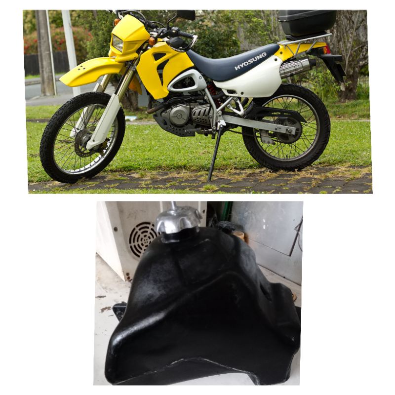 TANGKI TRAIL HYOSUNG BOSOWA/RX125