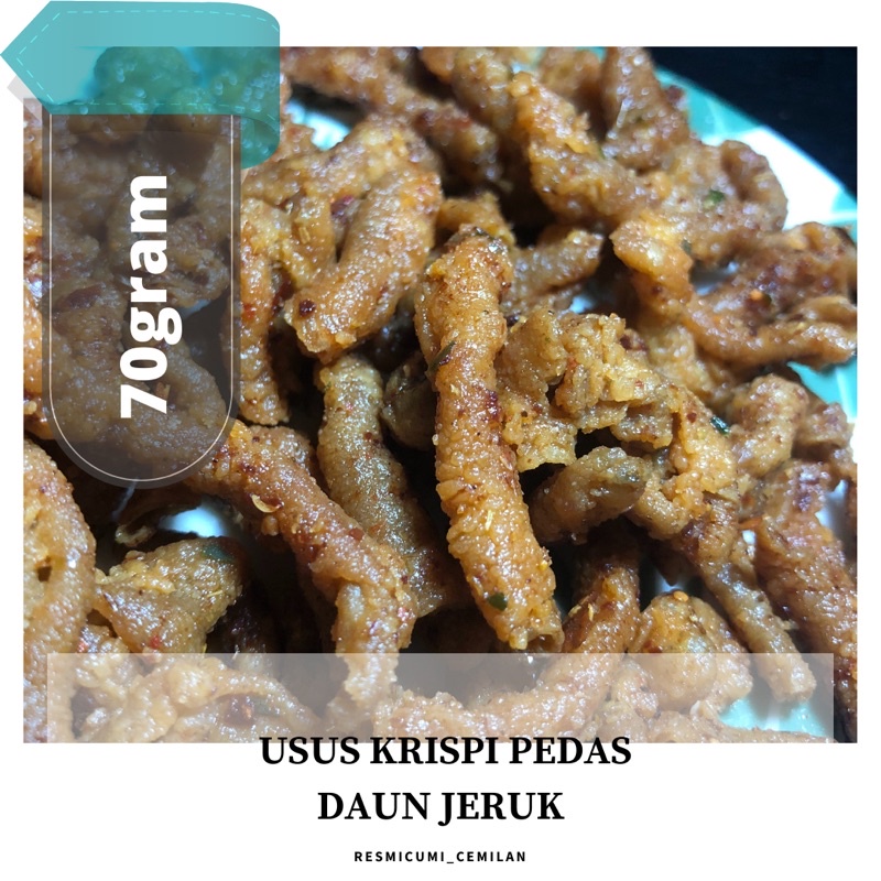 

USUS KRISPI PEDAS DAUN JERUK 70gram