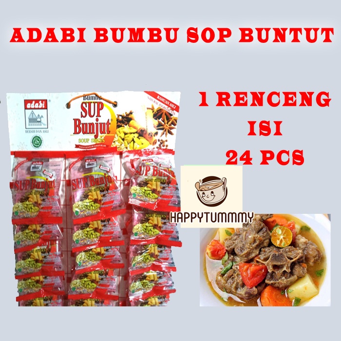 24 PCS Bumbu Adabi Sop Buntut Sop Bunjut Sop Daging