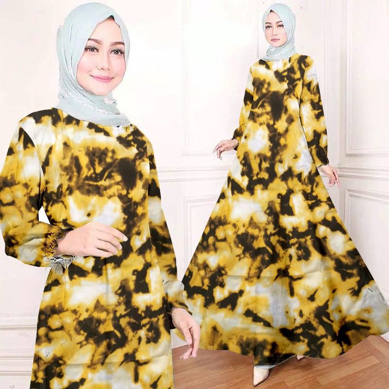 Gamis katun poly premium