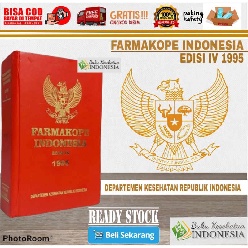 FARMAKOPE INDONESIA EDISI 4 FARMAKOPE EDISI KETIGA ISO FORMULARIUM NASIONAL ILMU MERACIK OBAT  FARMA