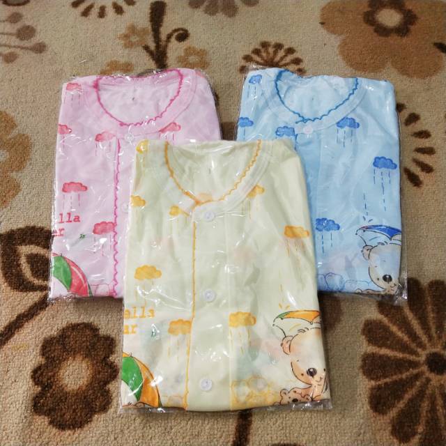 Setelan bayi baby murah lengan pendek usia 0-6 bulan