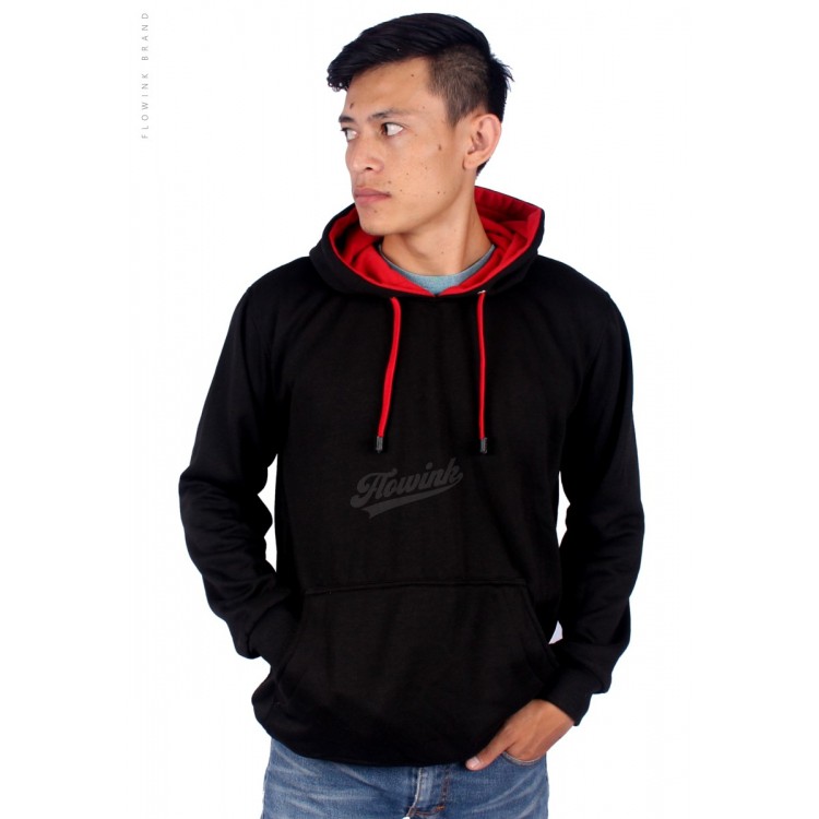 Jaket HOODIE JUMPER 8 - Black x Red | Jaket Premium | Jaket Original | Jaket Pria | Jaket Cowok