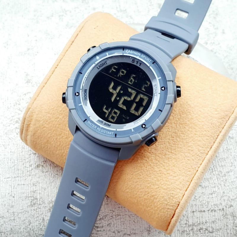 Jam Tangan Pria Sporty Digital Anti Air BW-31 Tactical Bisa Steel Alarm